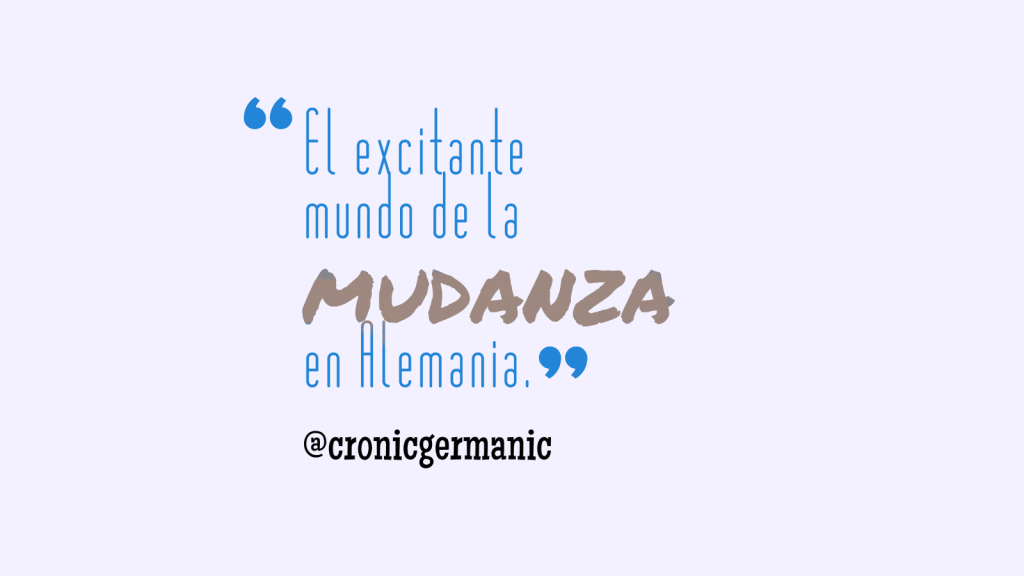 frase mudanza en Alemania
