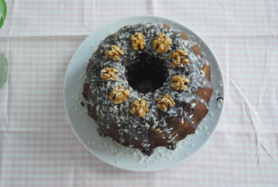 02 schokokuchen guglhupf pastel de chocolate