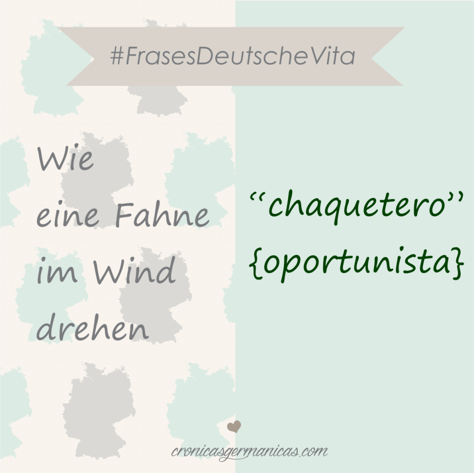 Wie eine Fahne im Wind drehen