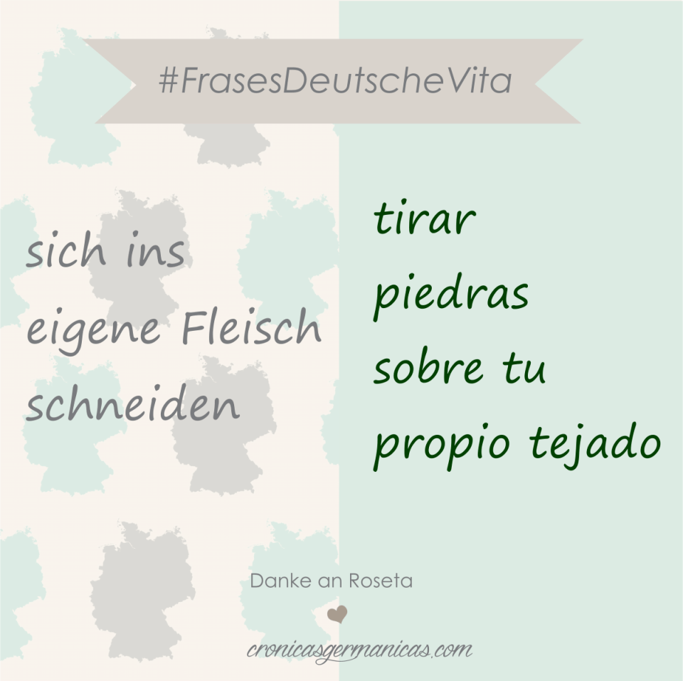 sich ins eigene Fleisch schneiden