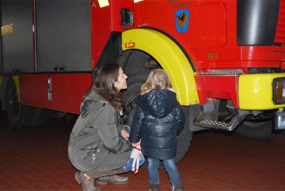11 en el parque de bomberos