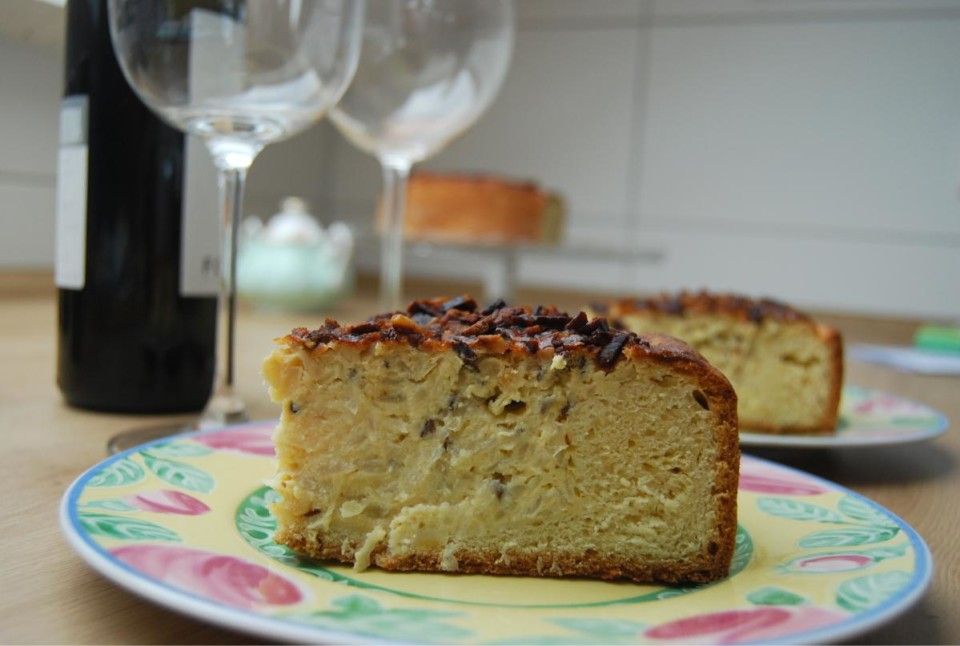 11 porción zwiebelkuchen
