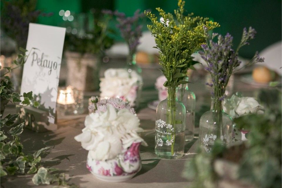 mesa de boda Mercedes Blanco