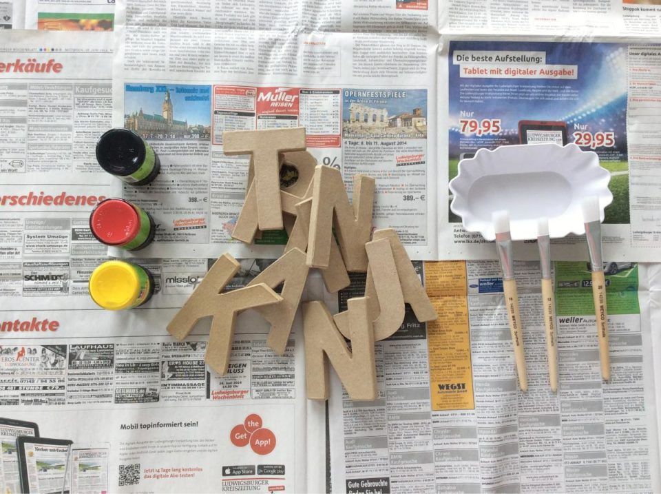 05 letras carton