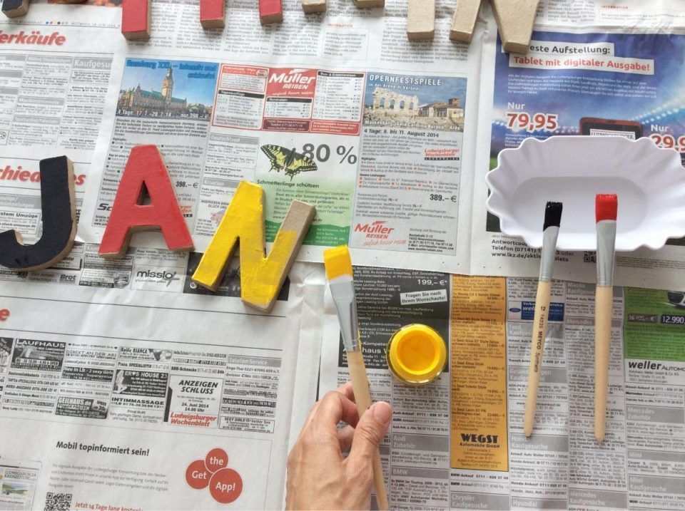 06 pintar letras carton