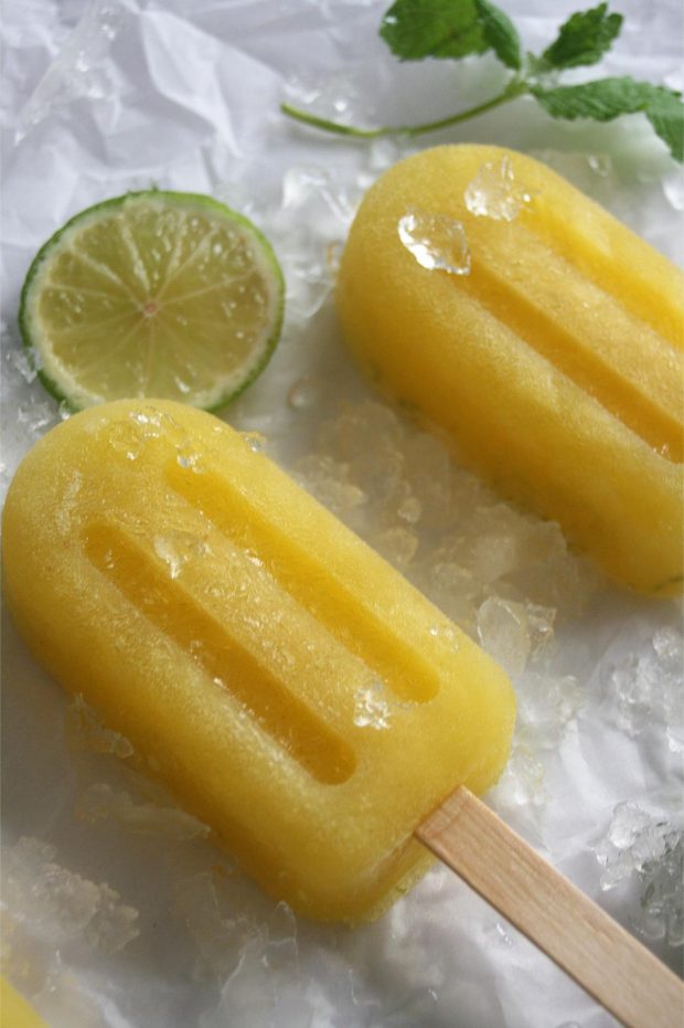 Una receta inesperada: polos de piña y lima
