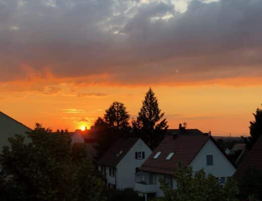 puesta de sol
